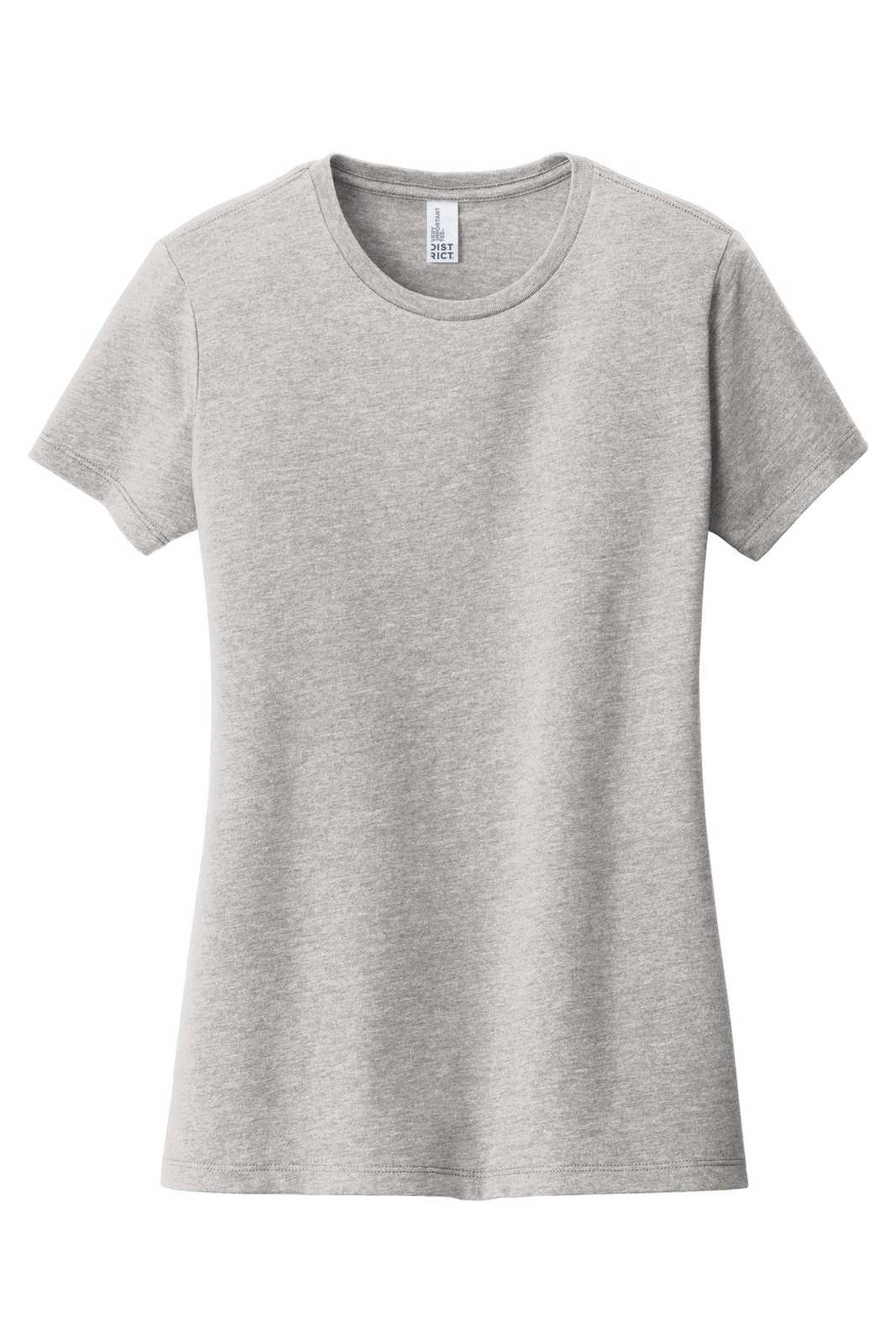 District DT6002 Women&#39;s Very Important Tee - Light Heather Gray - HIT a Double - 5