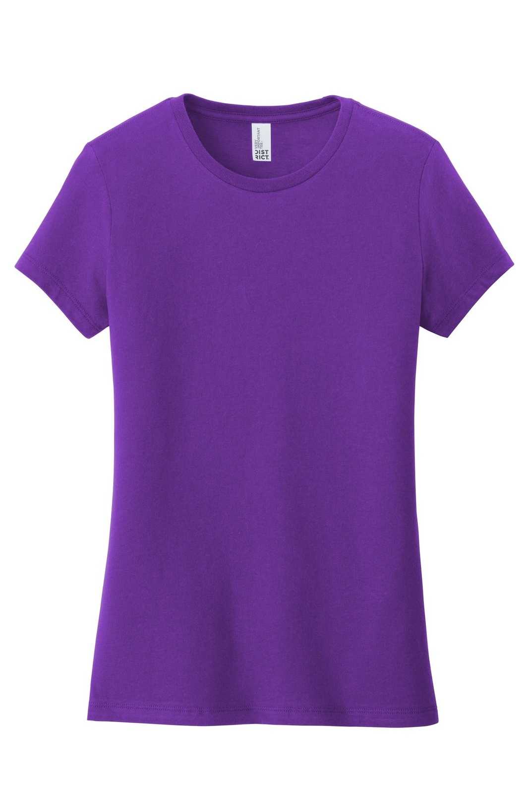 District DT6002 Women&#39;s Very Important Tee - Purple - HIT a Double - 5