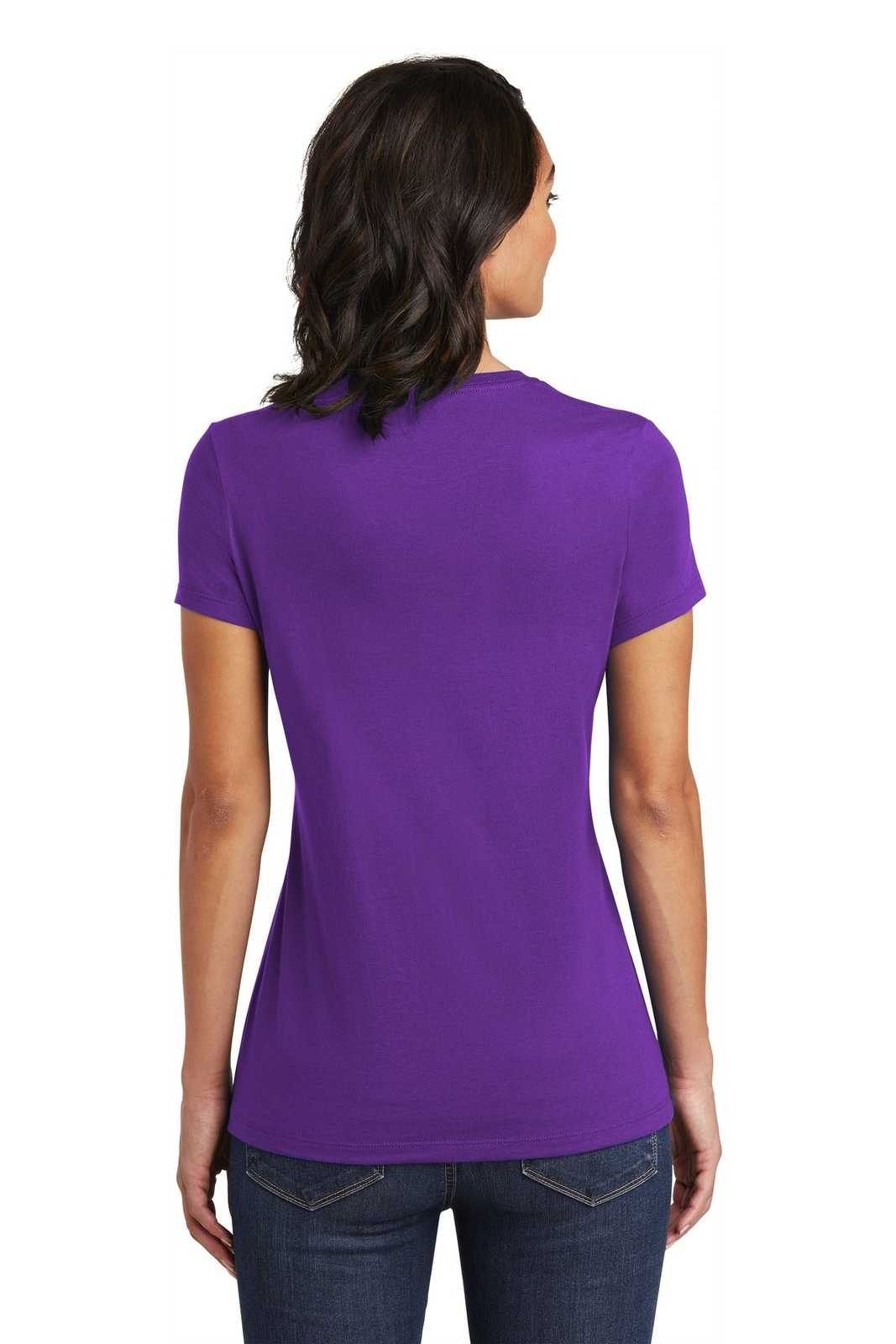 District DT6002 Women&#39;s Very Important Tee - Purple - HIT a Double - 2