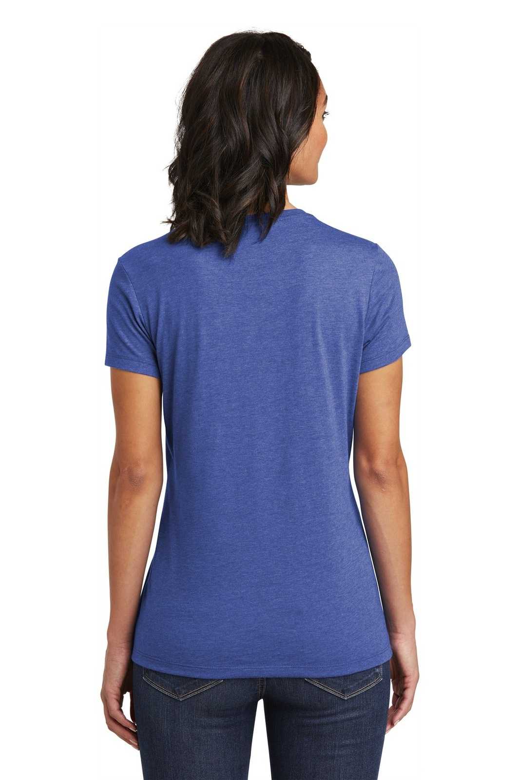 District DT6002 Women&#39;s Very Important Tee - Royal Frost - HIT a Double - 2