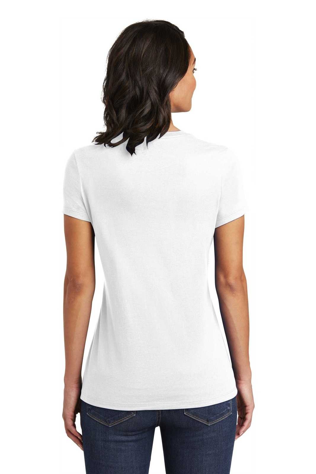 District DT6002 Women's Very Important Tee - White - HIT a Double - 1
