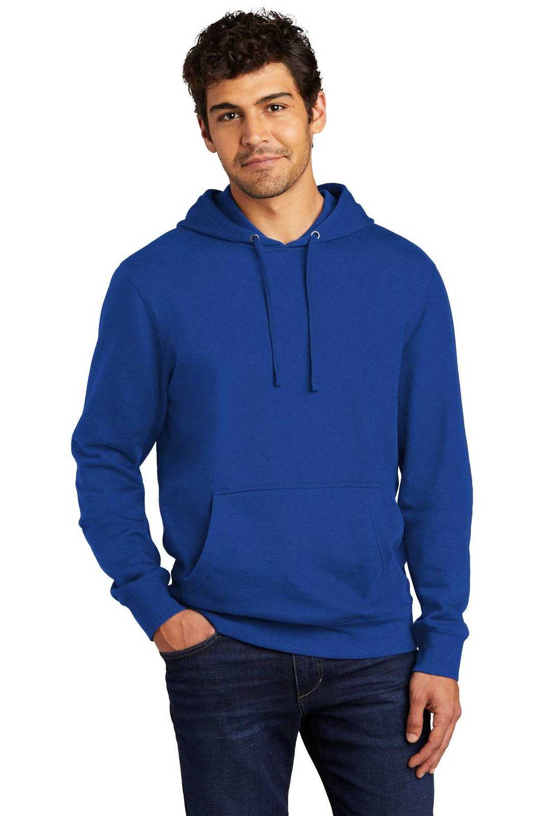 District DT6100 V.I.T.Fleece Hoodie - Deep Royal - HIT a Double - 1