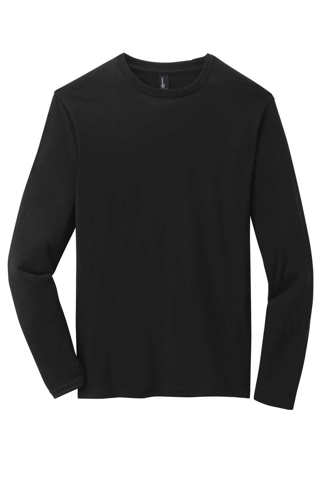District DT6200 Very Important Tee Long Sleeve - Black - HIT a Double - 5