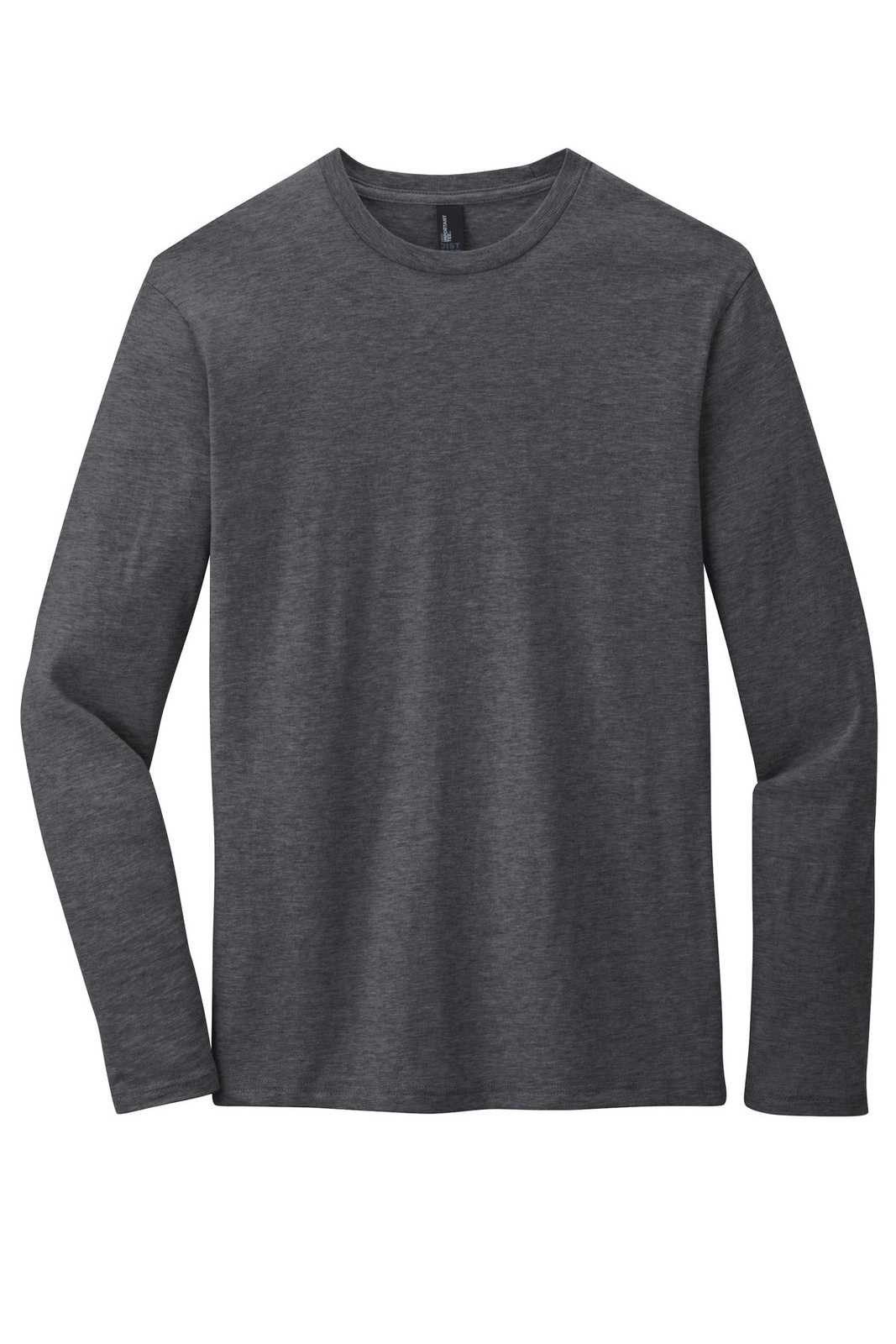 District DT6200 Very Important Tee Long Sleeve - Heathered Charcoal - HIT a Double - 5