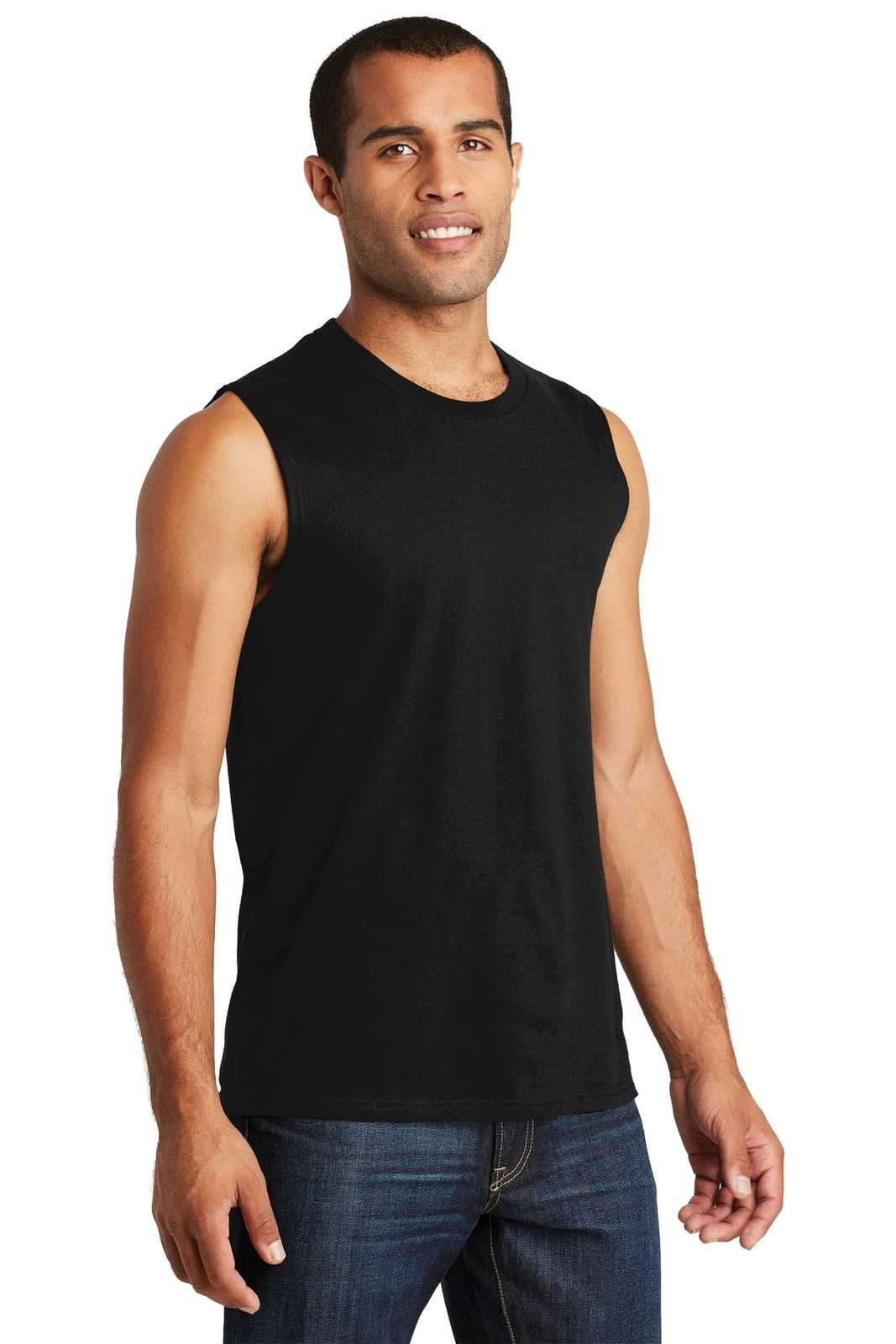 District DT6300 V.I.T. Muscle Tank - Black - HIT a Double - 4