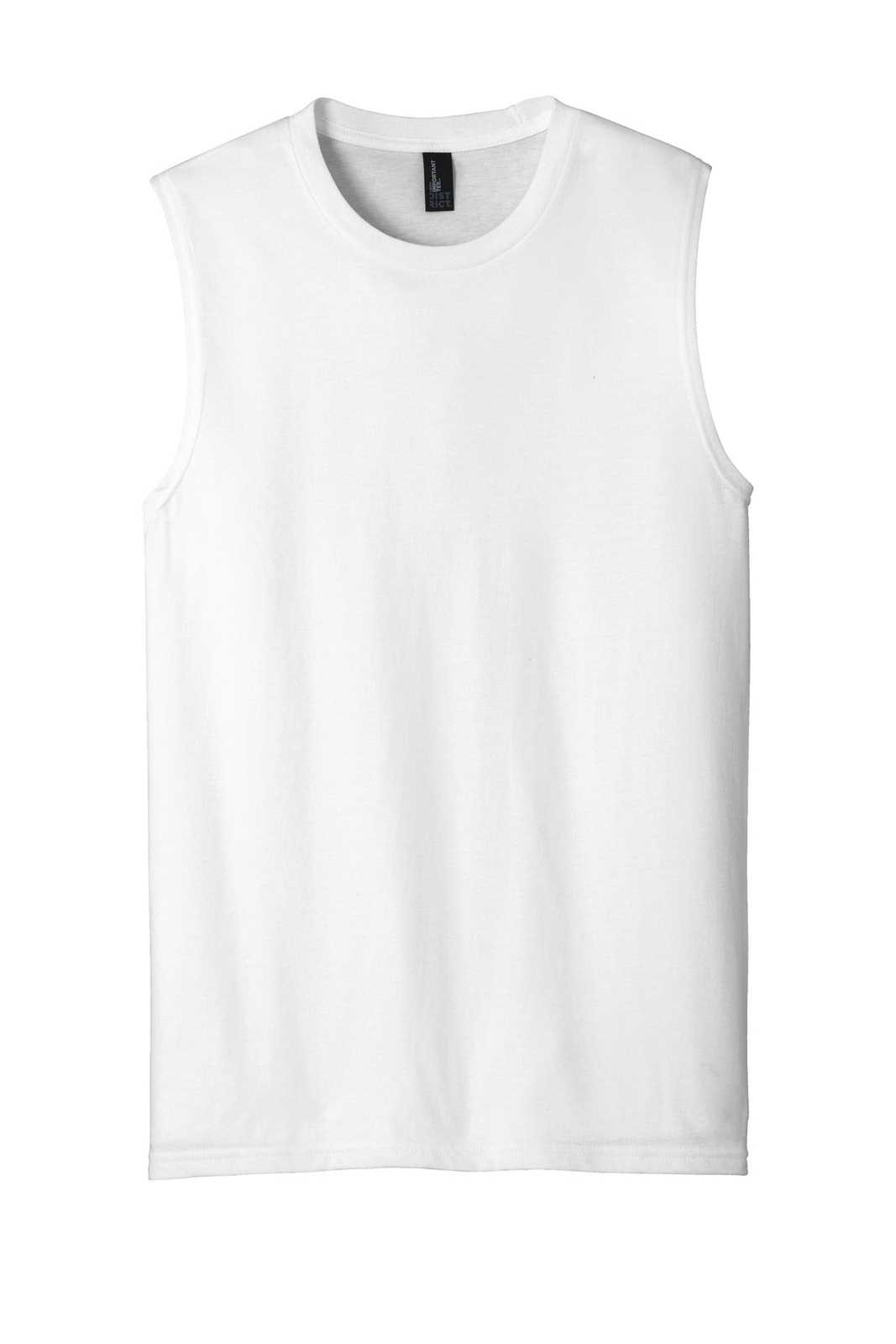 District DT6300 V.I.T. Muscle Tank - White - HIT a Double - 5