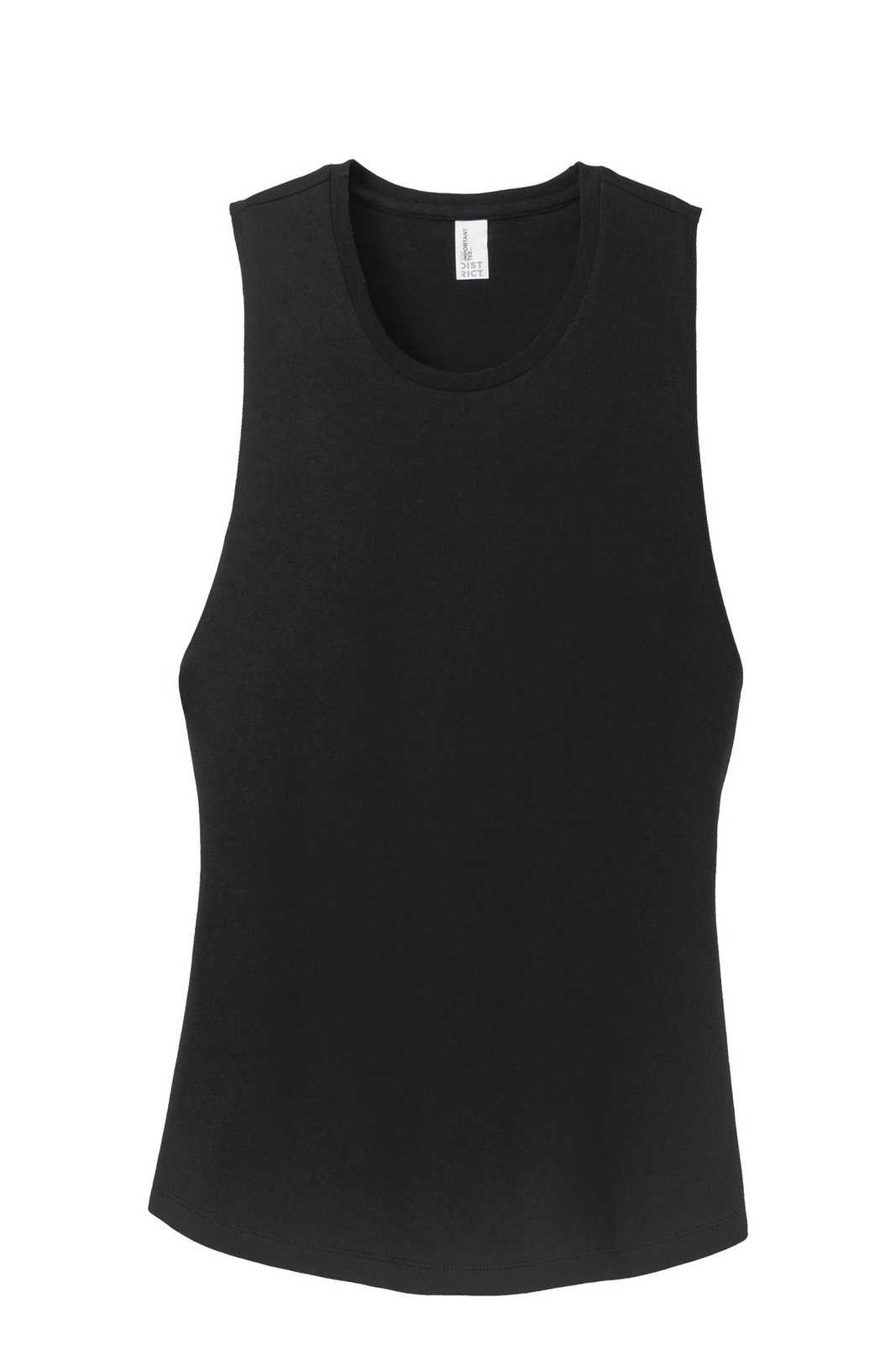 District DT6301 Women&#39;s Fitted V.I.T. Festival Tank - Black - HIT a Double - 5