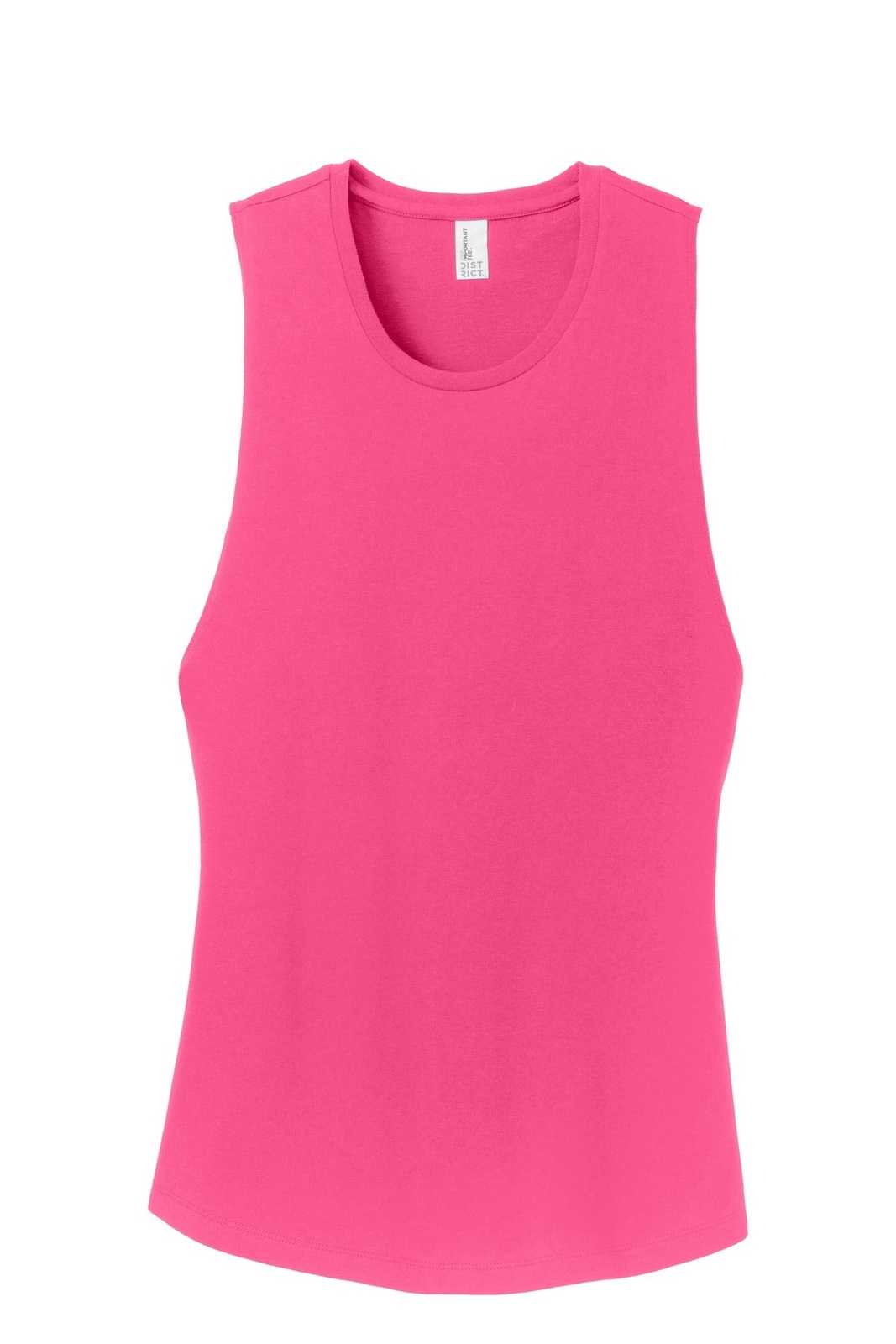 District DT6301 Women&#39;s Fitted V.I.T. Festival Tank - Dark Fuchsia - HIT a Double - 5