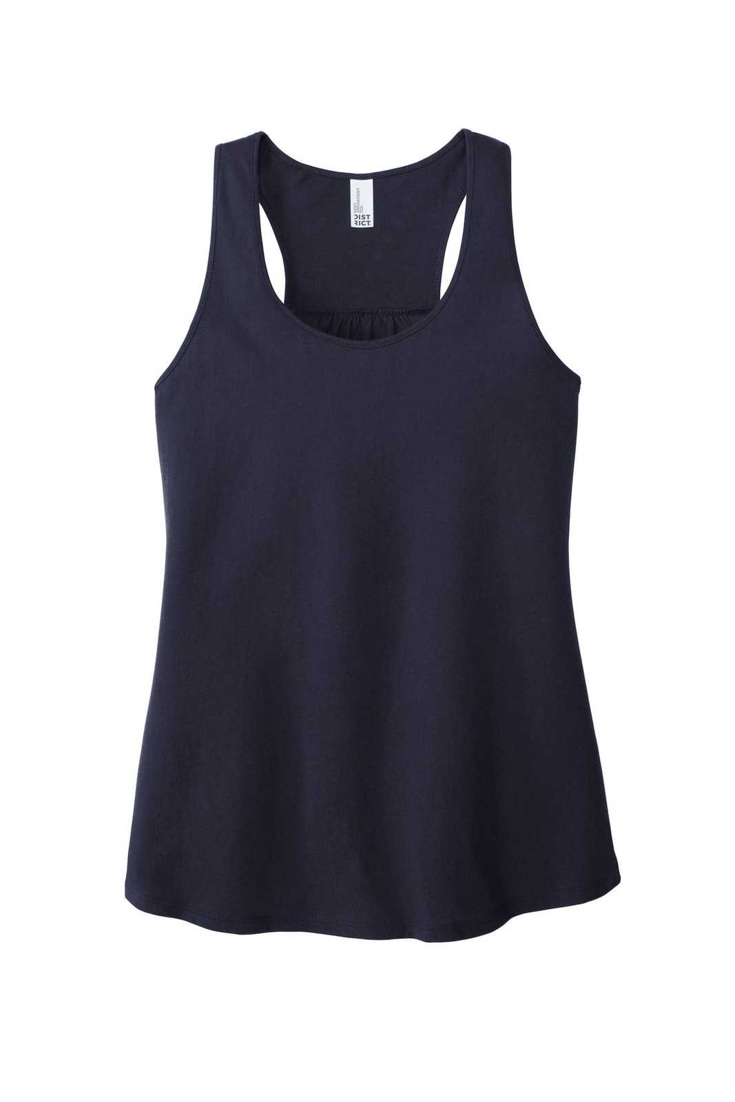District DT6302 Women&#39;s V.I.T. Gathered Back Tank - New Navy - HIT a Double - 5