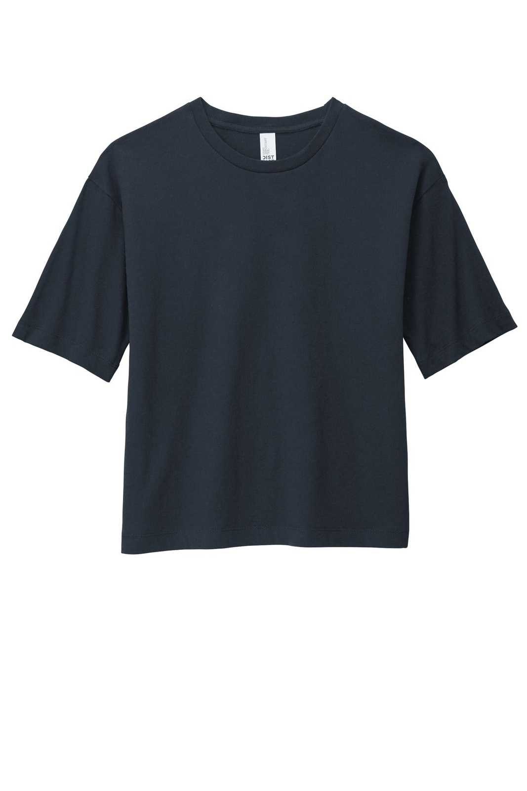 District DT6402 Women&#39;s V.I.T. Boxy Tee - New Navy - HIT a Double - 5