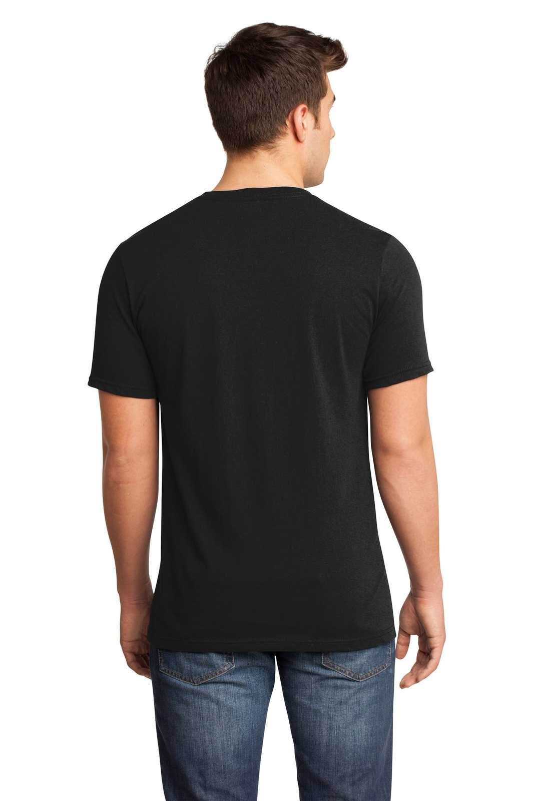 District DT6500 Very Important Tee V-Neck - Black - HIT a Double - 1
