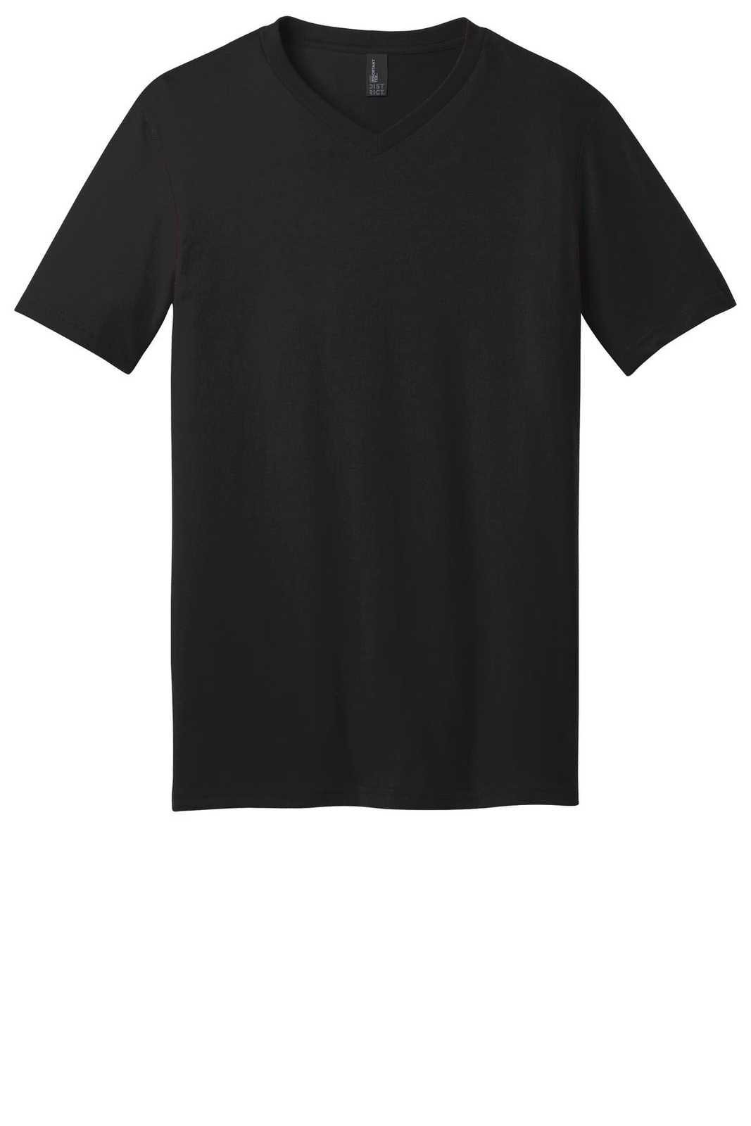 District DT6500 Very Important Tee V-Neck - Black - HIT a Double - 5