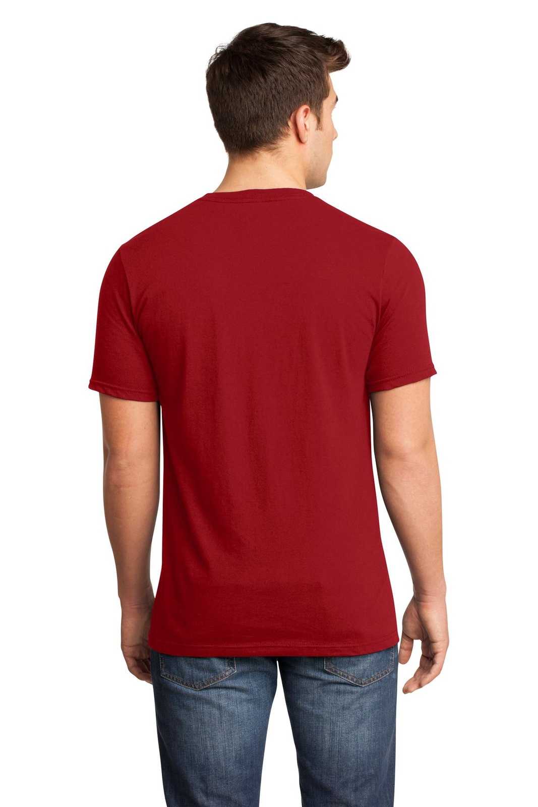 District DT6500 Very Important Tee V-Neck - Classic Red - HIT a Double - 2