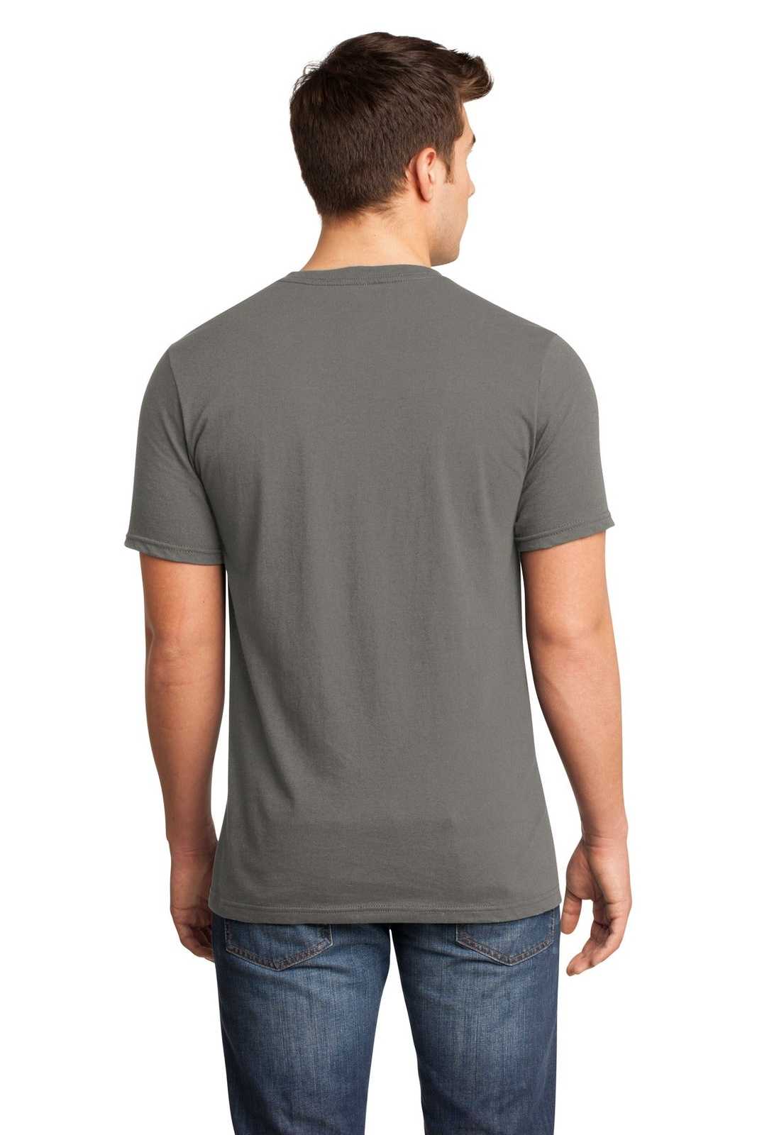 District DT6500 Very Important Tee V-Neck - Gray - HIT a Double - 2