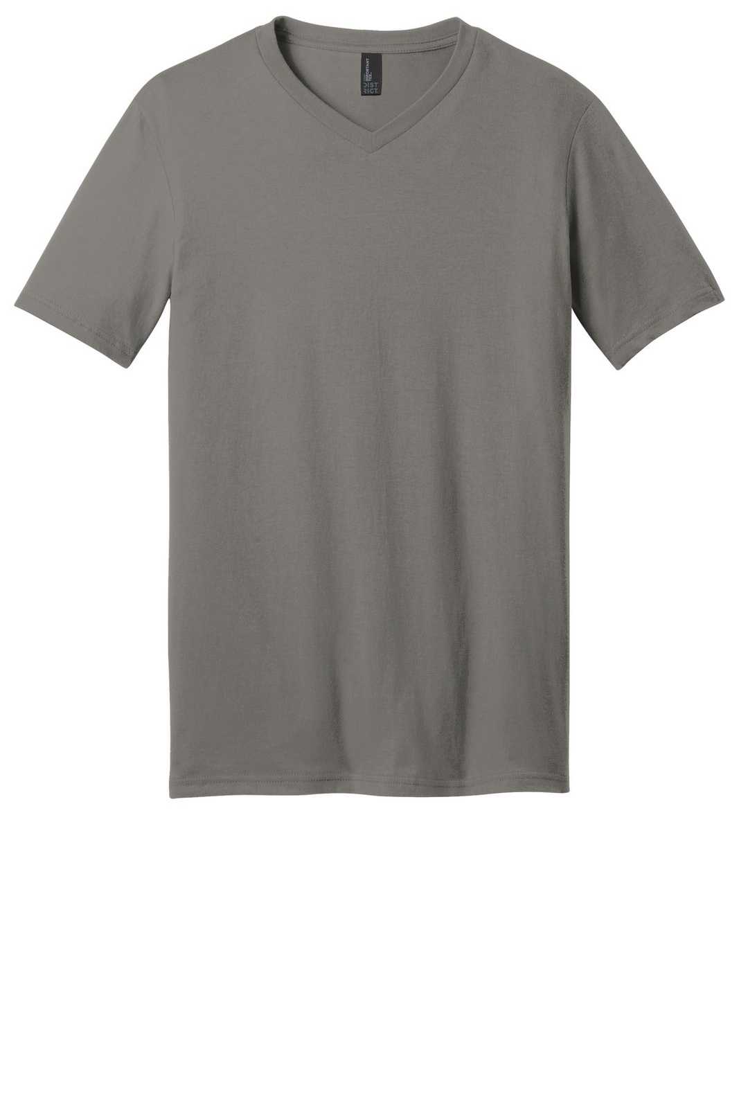 District DT6500 Very Important Tee V-Neck - Gray - HIT a Double - 5