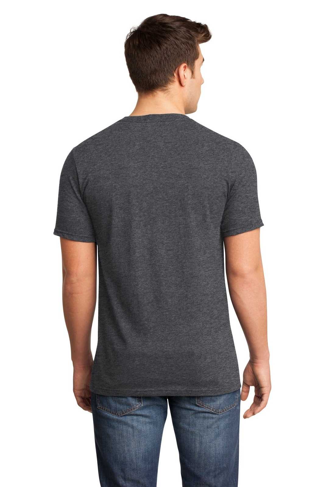 District DT6500 Very Important Tee V-Neck - Heathered Charcoal - HIT a Double - 2