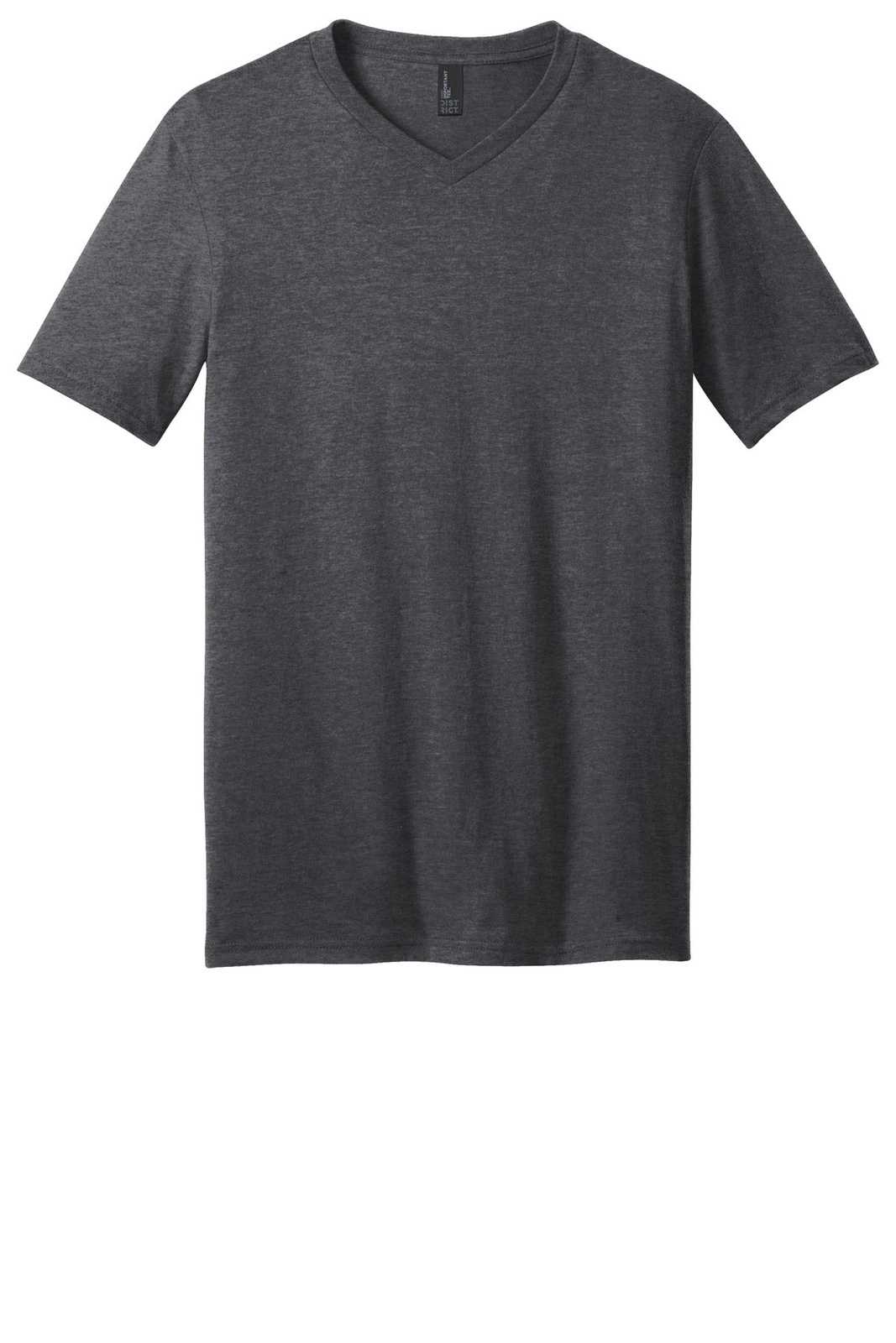 District DT6500 Very Important Tee V-Neck - Heathered Charcoal - HIT a Double - 5