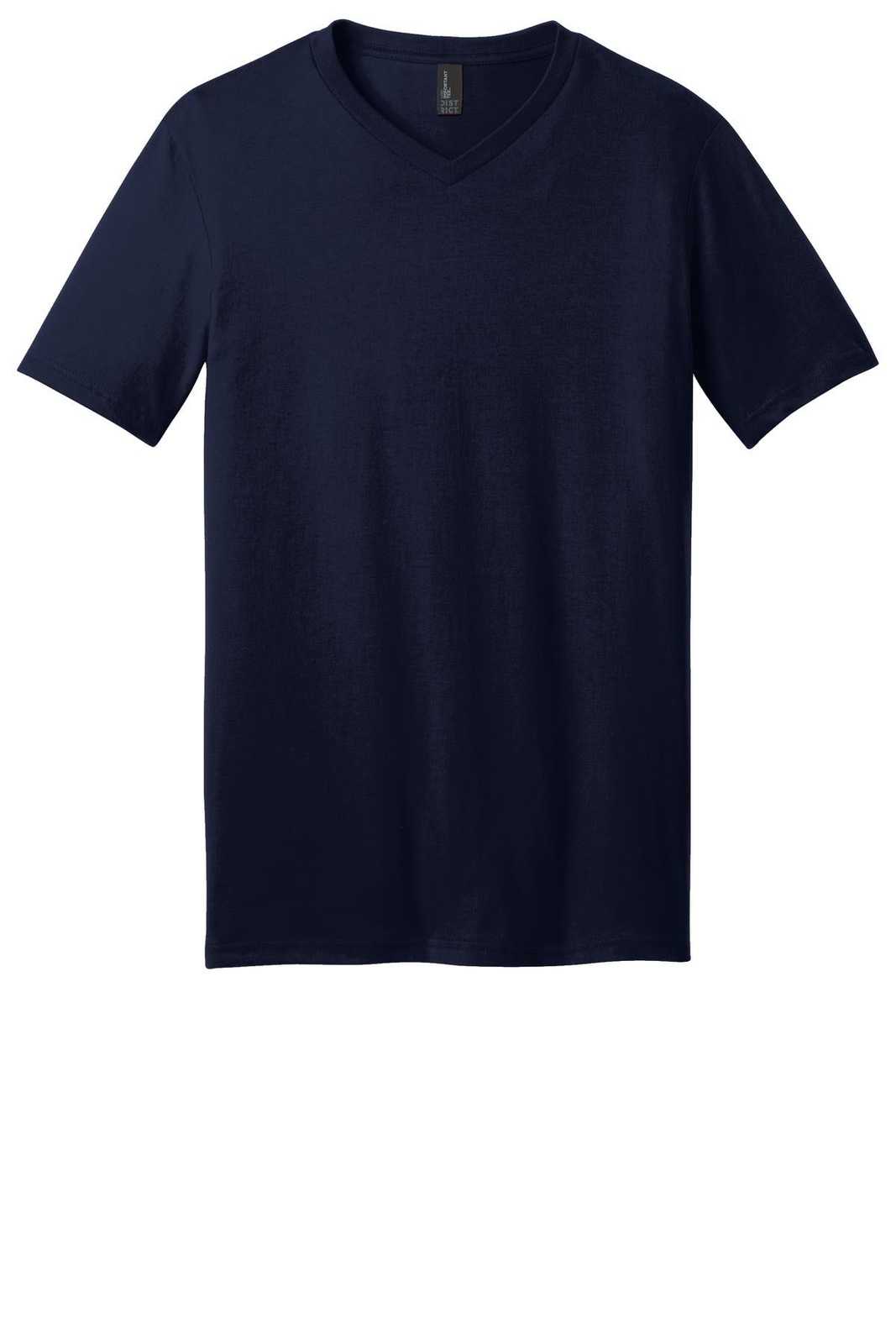District DT6500 Very Important Tee V-Neck - New Navy - HIT a Double - 5