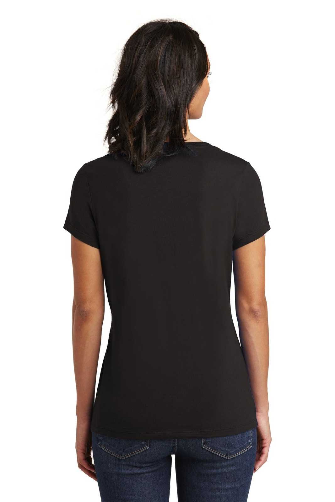 District DT6503 Women's Very Important Tee V-Neck - Black - HIT a Double - 1