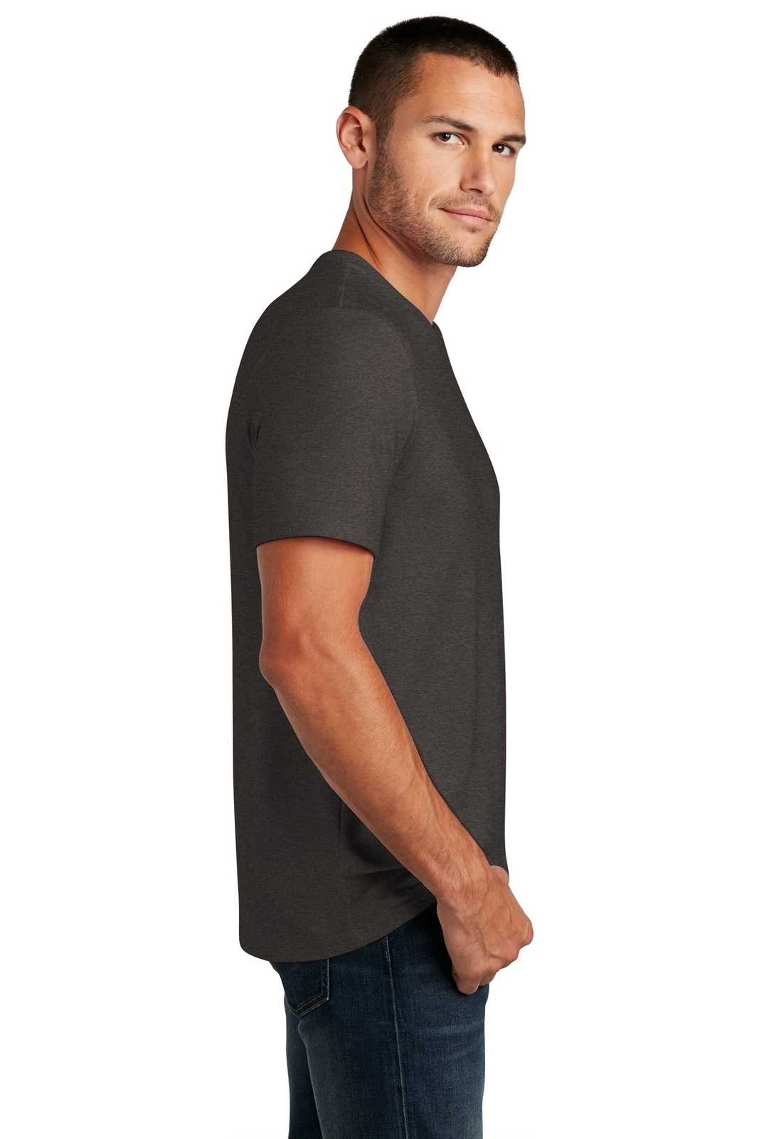 District DT7500 Flex Tee - Heathered Charcoal - HIT a Double - 3