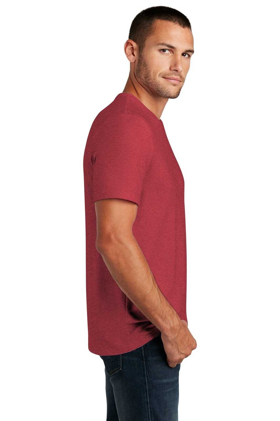 District DT7500 Flex Tee - Heathered Red - HIT a Double - 3