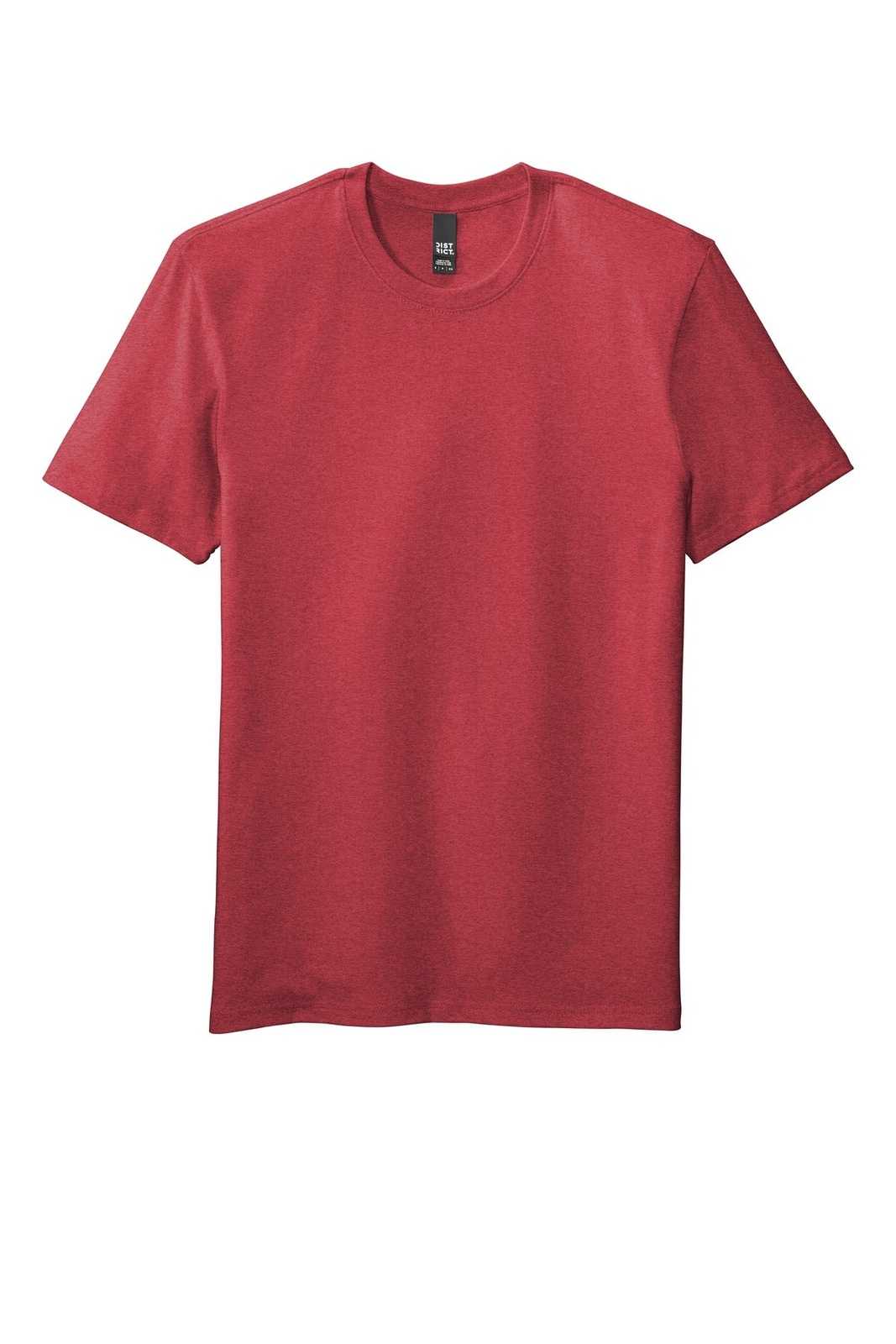 District DT7500 Flex Tee - Heathered Red - HIT a Double - 5