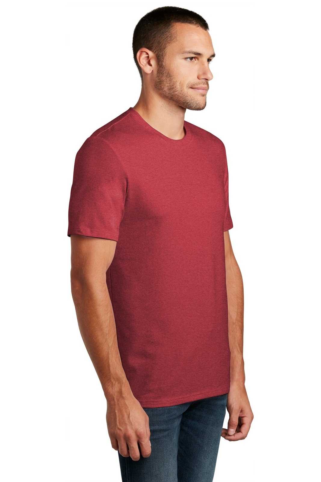 District DT7500 Flex Tee - Heathered Red - HIT a Double - 4