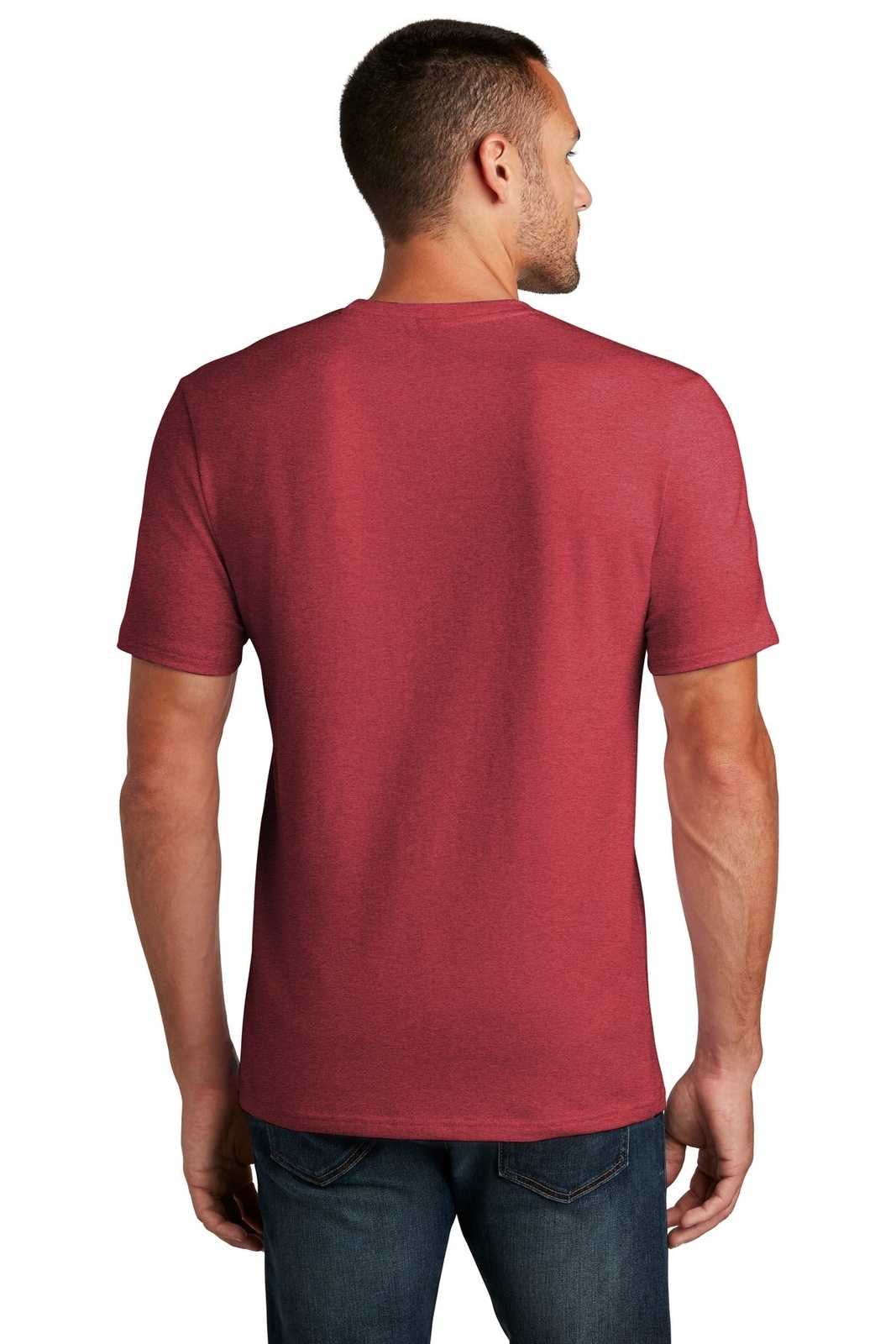 District DT7500 Flex Tee - Heathered Red - HIT a Double - 2