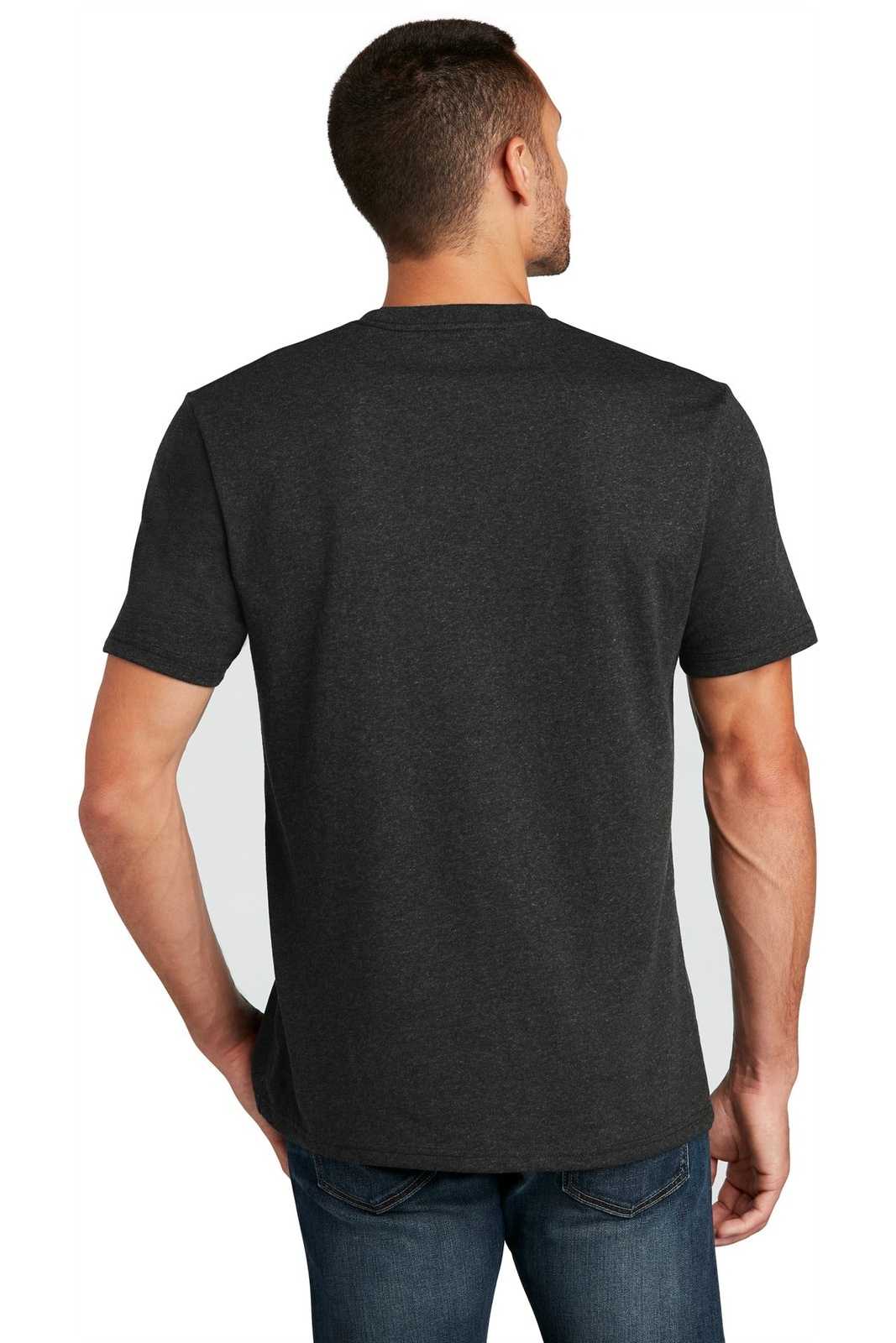 District DT8000 Re-Tee - Charcoal Heather - HIT a Double - 1