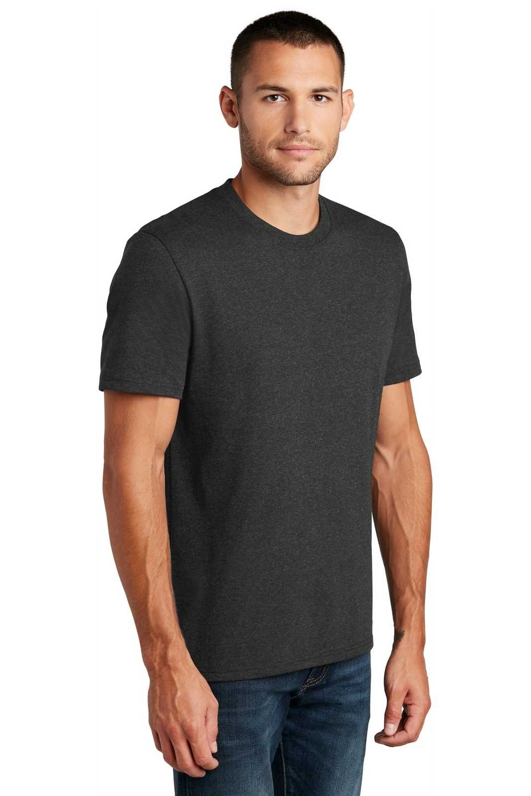District DT8000 Re-Tee - Charcoal Heather - HIT a Double - 4