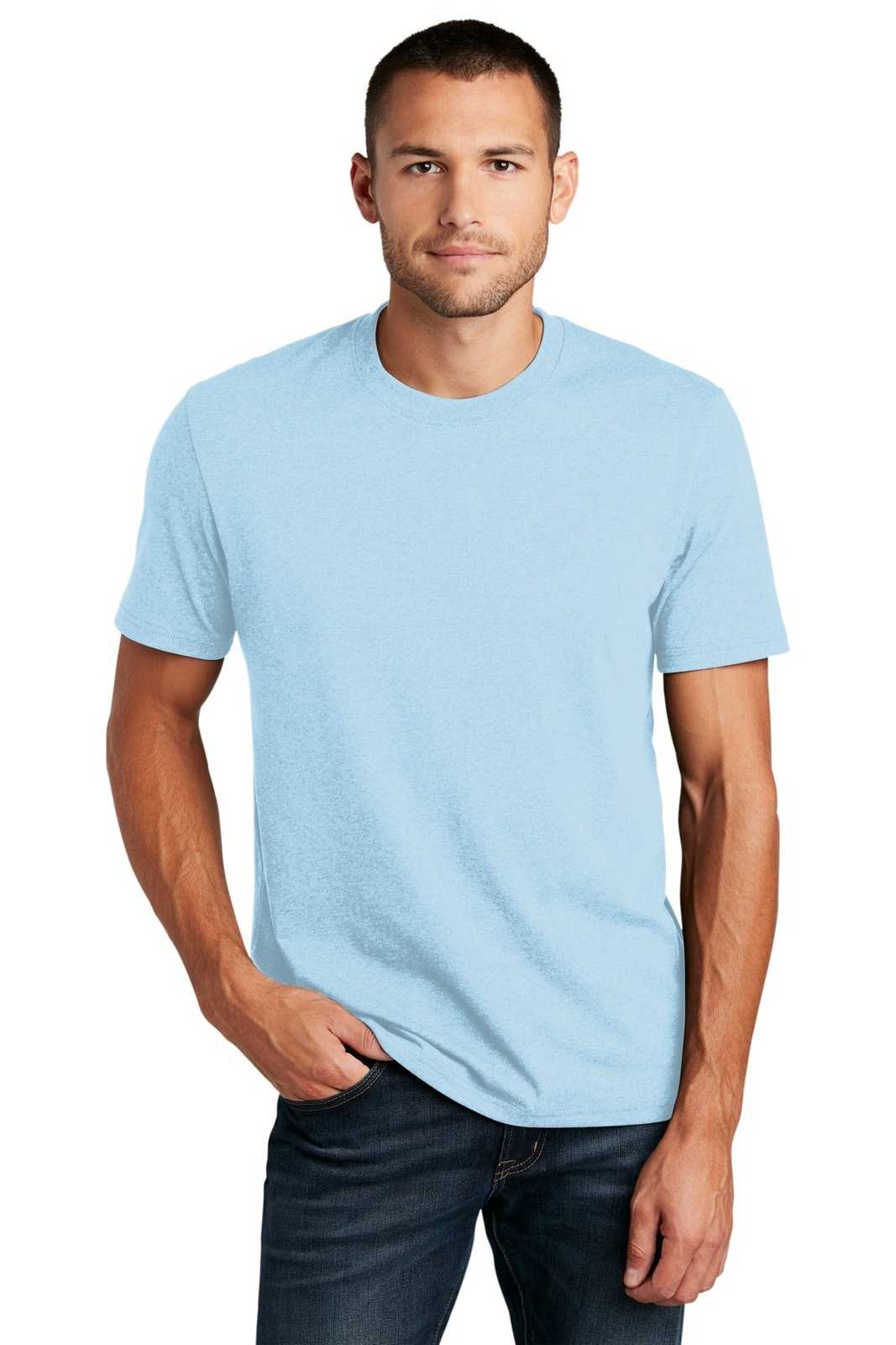 District DT8000 Re-Tee - Crystal Blue - HIT a Double - 1