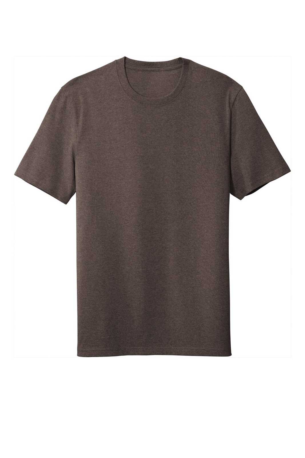 District DT8000 Re-Tee - Deep Brown Heather - HIT a Double - 5