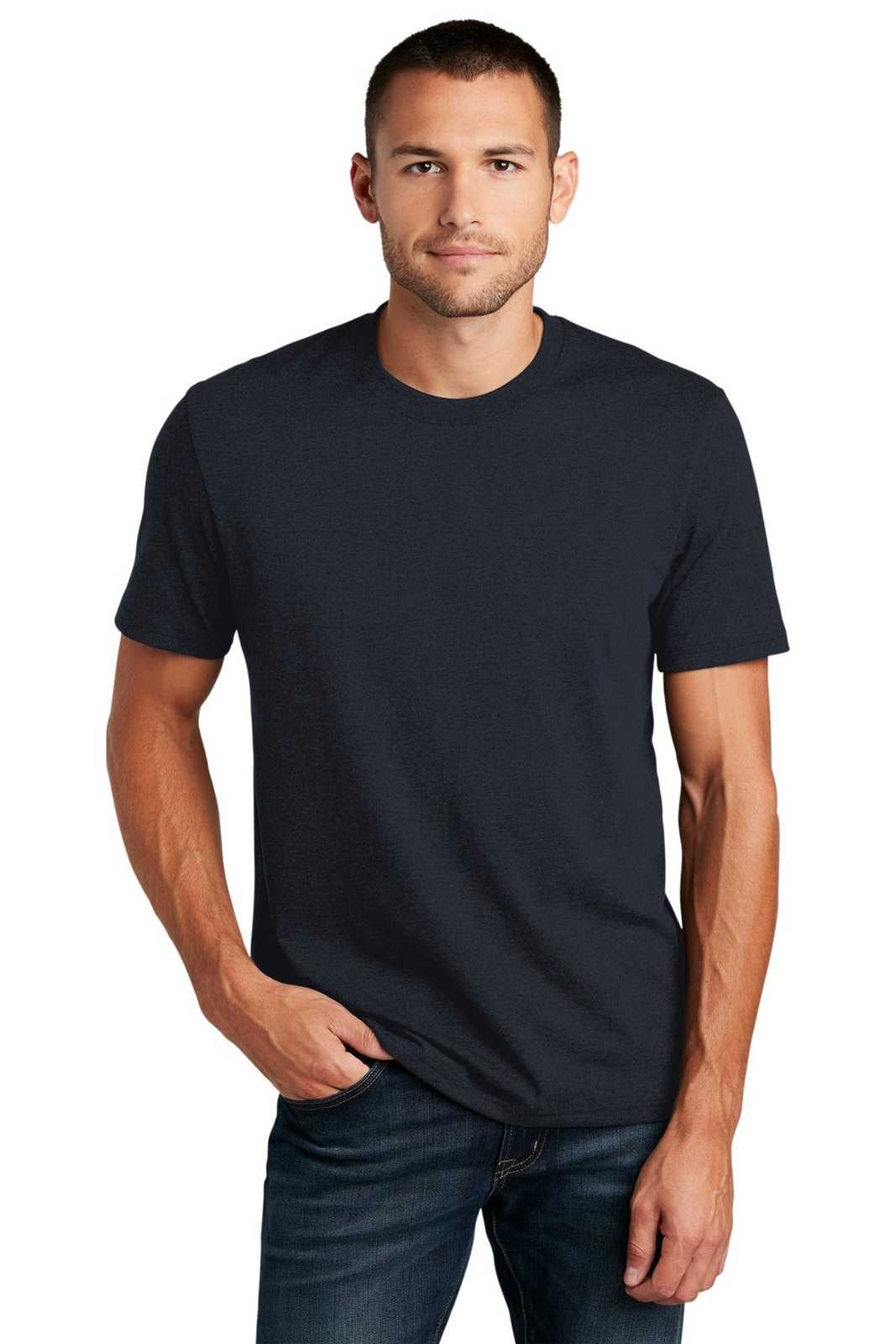 District DT8000 Re-Tee - True Navy - HIT a Double - 1