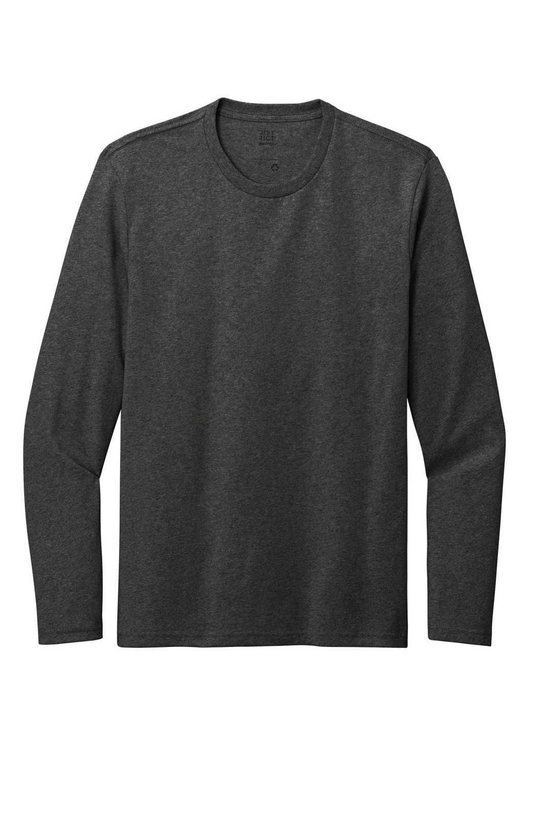 District DT8003 Re-Tee Long Sleeve - Charcoal Heather - HIT a Double - 2