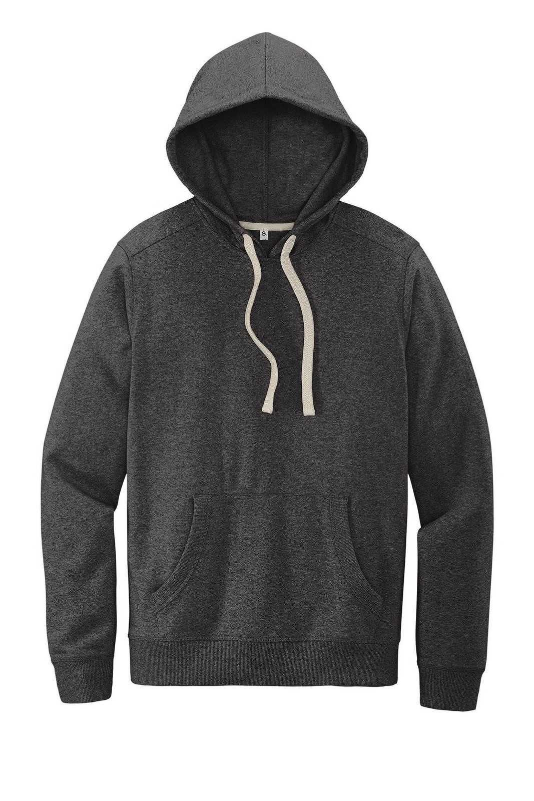 District DT8100 Re-Fleece Hoodie - Charcoal Heather - HIT a Double - 1