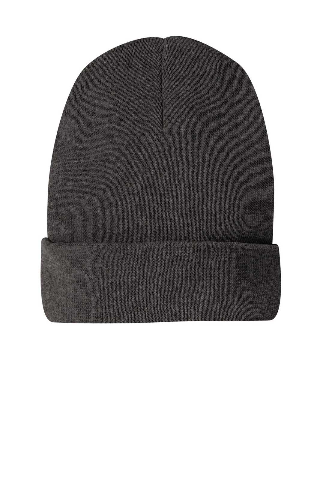 District DT815 Re-Beanie - Charcoal Heather - HIT a Double - 1