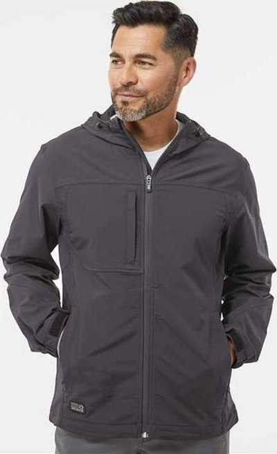 Dri Duck 5310 Apex Soft Shell Hooded Jacket - Charcoal - HIT a Double - 2