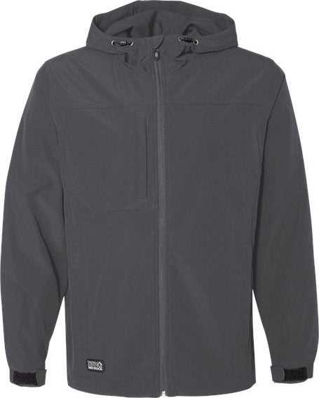 Dri Duck 5310 Apex Soft Shell Hooded Jacket - Charcoal - HIT a Double - 1