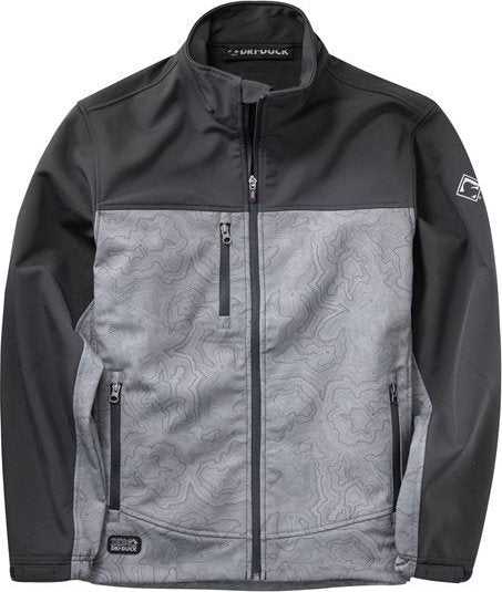 Dri Duck 5350 Motion Soft Shell Jacket - Topo/ Charcoal - HIT a Double - 1
