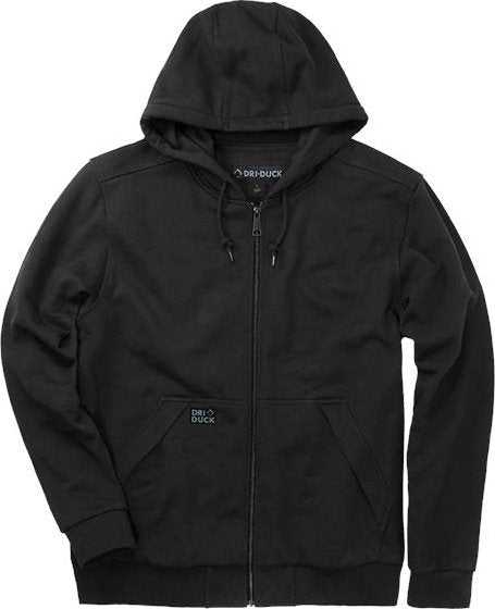 Dri Duck 7348 Mission Full-Zip Hooded Jacket - Black - HIT a Double - 1