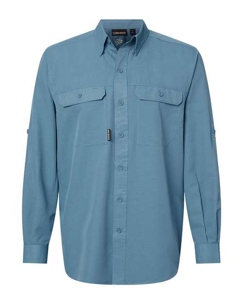 Dri Duck 4441 Crossroad Woven Shirt - Slate Blue - HIT a Double