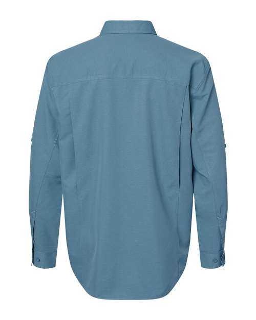 Dri Duck 4441 Crossroad Woven Shirt - Slate Blue - HIT a Double