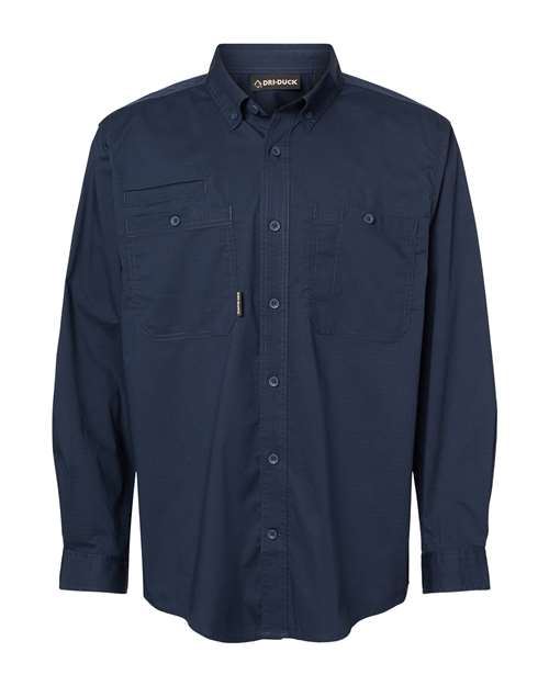 Dri Duck 4450 Craftsman Woven Shirt - Deep Blue - HIT a Double