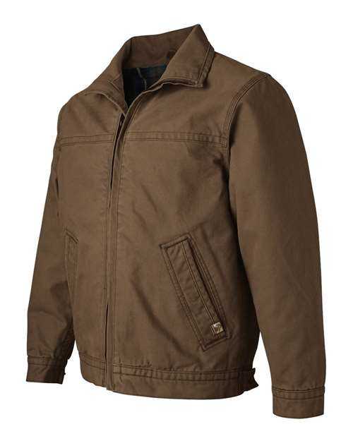 Dri Duck 5028T Maverick Boulder Cloth Jacket with Blanket Lining Tall Sizes - Field Khaki - HIT a Double
