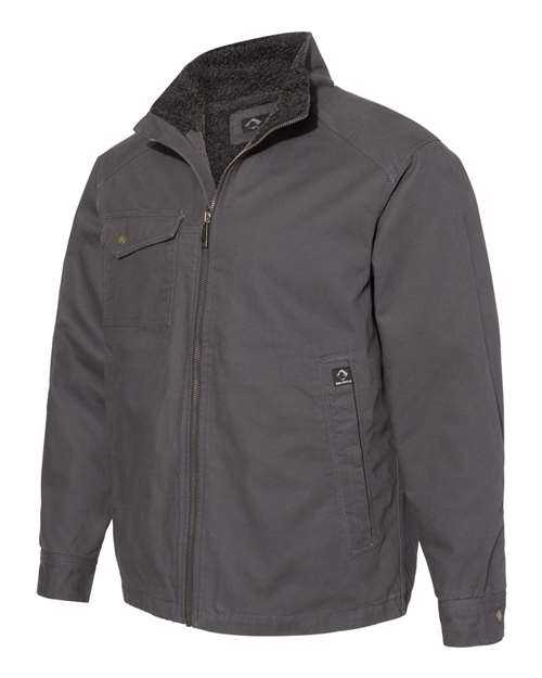 Dri Duck 5037 Endeavor Canyon Cloth Canvas Jacket with Sherpa Lining - Charcoal - HIT a Double