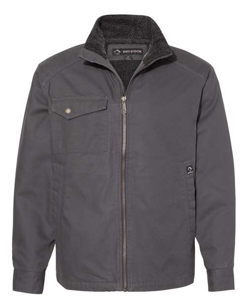 Dri Duck 5037 Endeavor Canyon Cloth Canvas Jacket with Sherpa Lining - Charcoal - HIT a Double