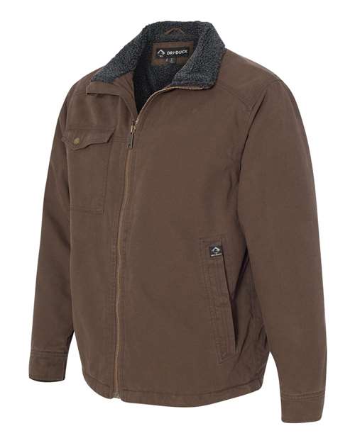 Dri Duck 5037 Endeavor Canyon Cloth Canvas Jacket with Sherpa Lining - Tobacco - HIT a Double