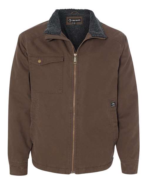Dri Duck 5037 Endeavor Canyon Cloth Canvas Jacket with Sherpa Lining - Tobacco - HIT a Double