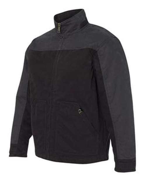 Dri Duck 5089T Horizon Two-Tone Boulder Cloth Canvas Jacket Tall Size - Black Charcoal - HIT a Double