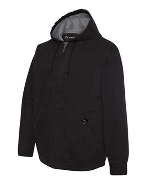 Dri Duck 5090T Laredo Boulder Cloth Canvas Jacket with Thermal Lining Tall Sizes - Black - HIT a Double